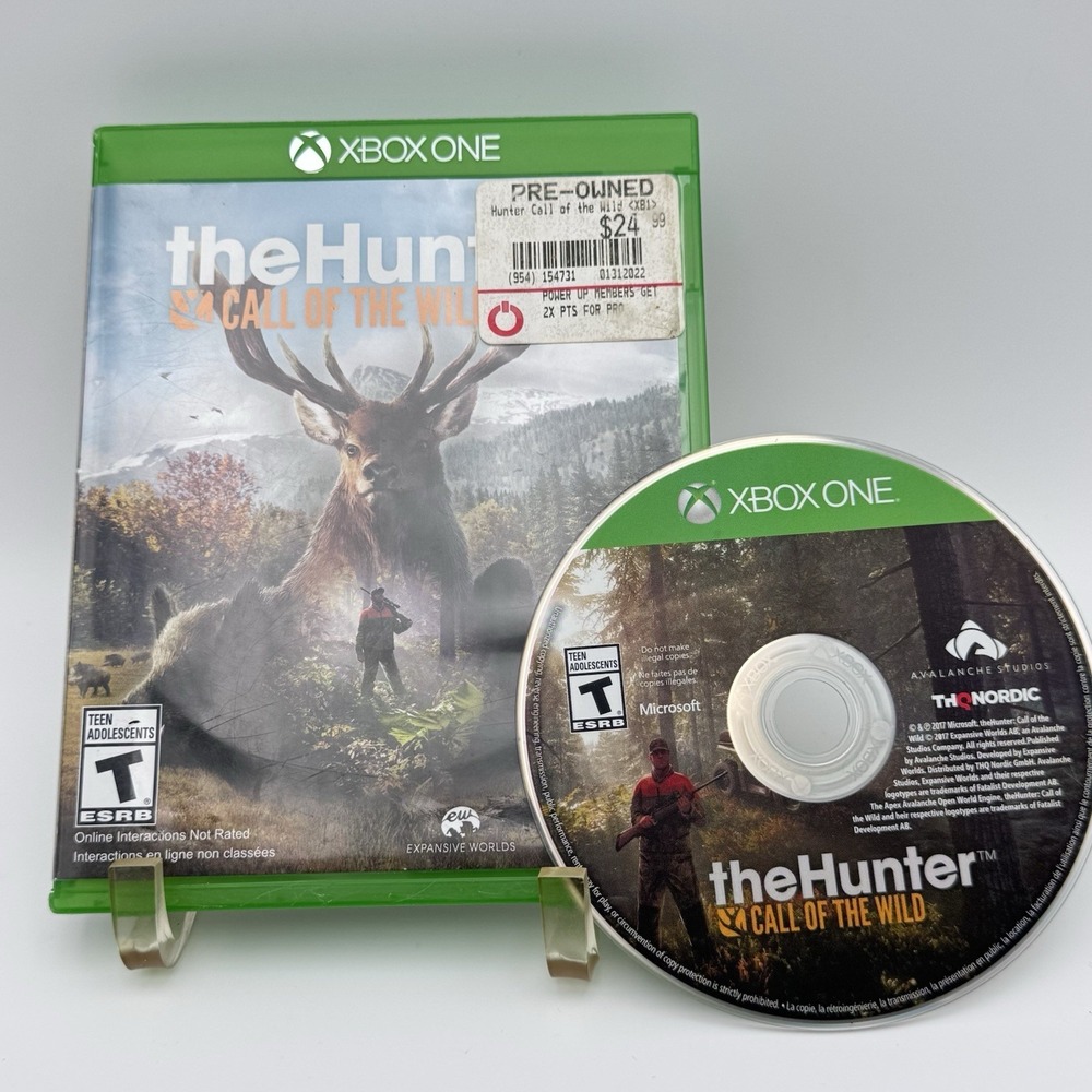 The Hunter: Call of the Wild - Xbox One - Hunting Game - Game And Caseโ RARE EUC